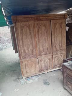 Wooden wardrobe