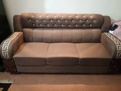 6 seater sofa set 10 by 10 condition