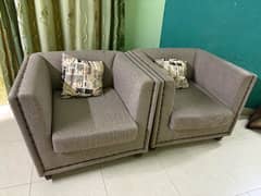 5 seat sofa set + table