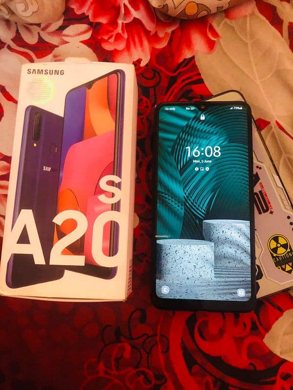 Samsung a20s 3/32 with box official 7