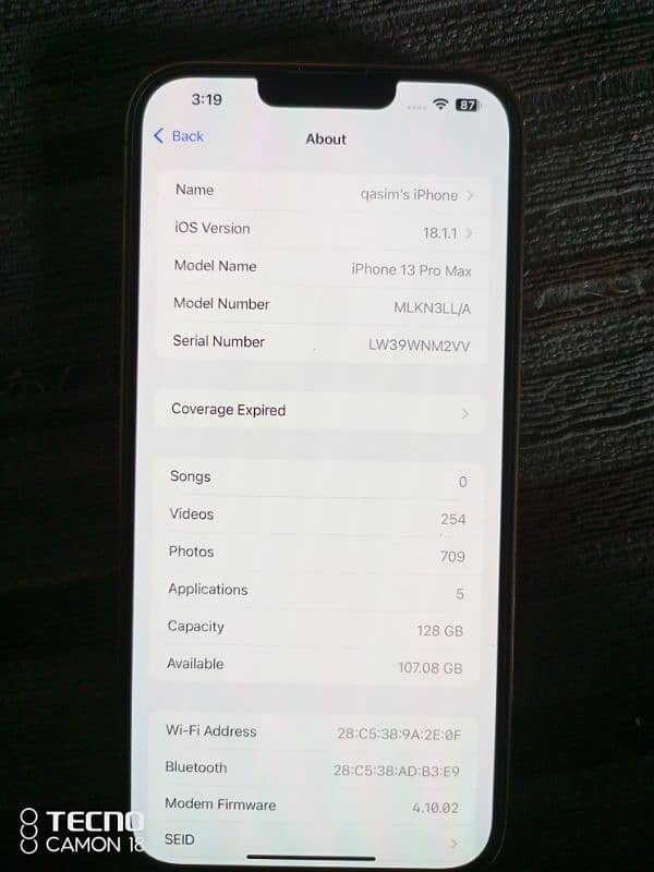 IPhone 13 Pro Max 128 GB 4