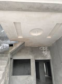 5 Marla 1.5 Storey Grey Structure House On A Block