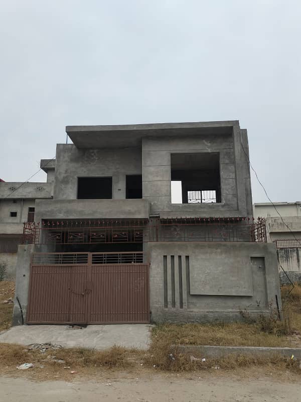 5 Marla 1.5 Storey Grey Structure House On A Block 10