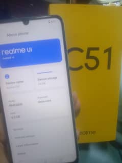 realme C51 4gbram /64 gb memory with only box