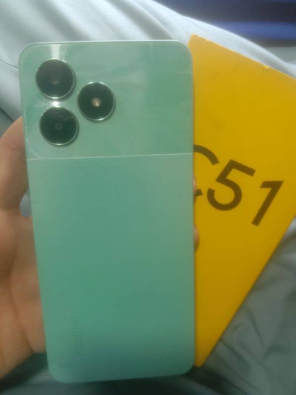 realme C51 4gbram /64 gb memory with only box 1