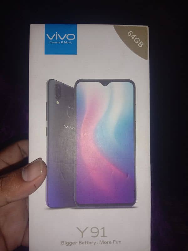 Vivo Y91  3/64 Full Box 2