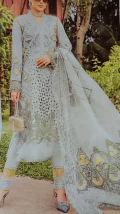 3 pc lawn suit. . . Mariab