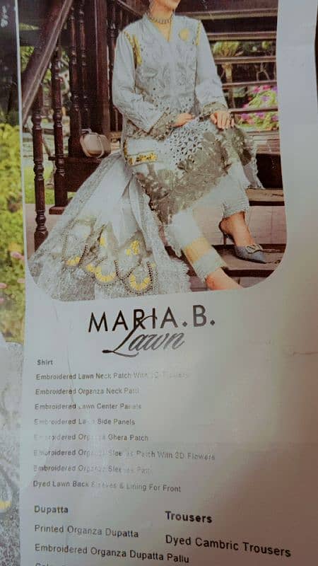 3 pc lawn suit. . . Mariab 11