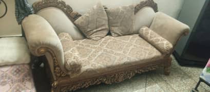 deewan 1 set sofa deco v good in vomdition