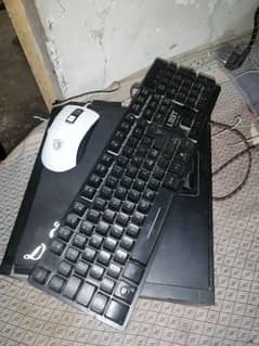 core i5 3rd generation with gaming keyboard and mouse