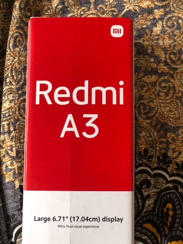 Redmi A3 complete box 3