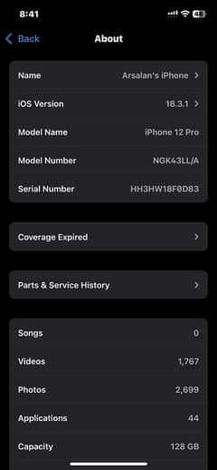 Iphone 12pro 128GB