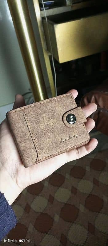 Wholesale High Quality leather wallet Credit Card Holder with box 0