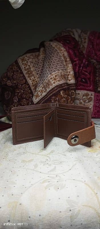 Wholesale High Quality leather wallet Credit Card Holder with box 3