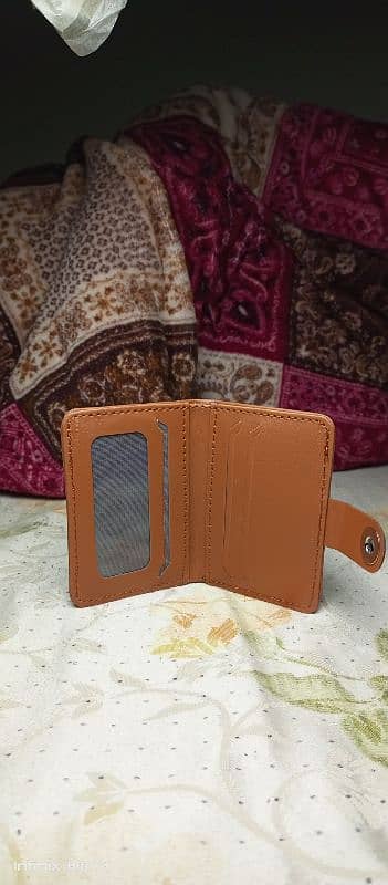 Wholesale High Quality leather wallet Credit Card Holder with box 7