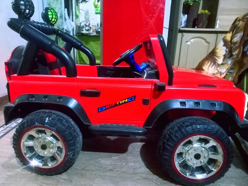 Kids baby jeep car All Ok No Need Any work (Neat Condition)with remote 8