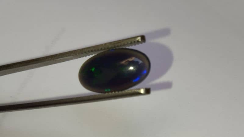 Black opal Ethiopian natural stone 1