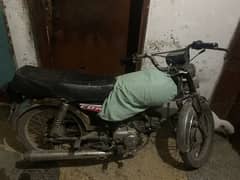 urgent sale cd 70 bike