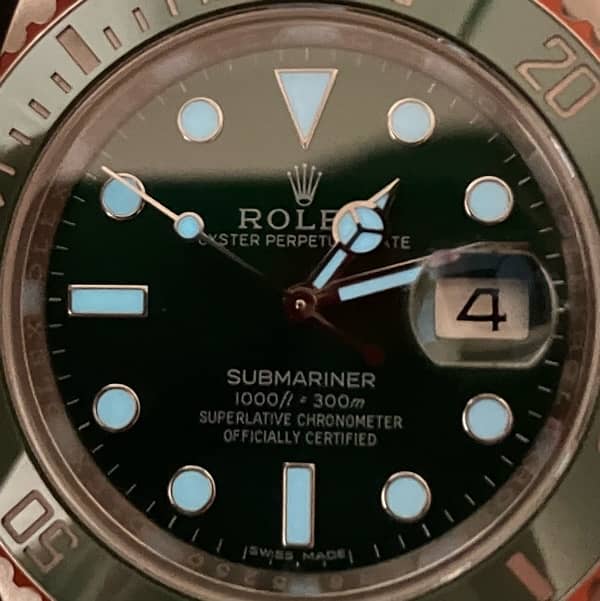 Rolex Submariner Hulk with 3135 Movement ETA Swiss 3