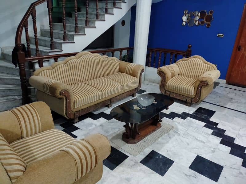 5 seater sofa set good condition 0