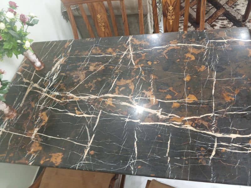 Marble Dining Table(six chairs) 1