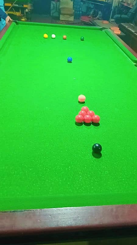 snooker ,size 5ft by 10ft , shender snooker   table 2