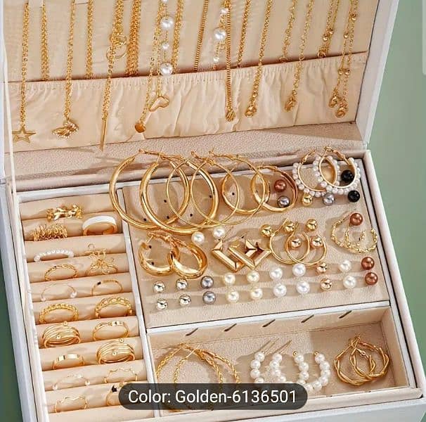 Elegant vintage 86 pieces jewelry set. . . . . . . Free home delivery 0