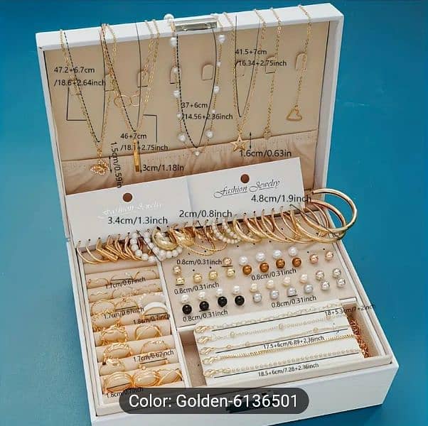 Elegant vintage 86 pieces jewelry set. . . . . . . Free home delivery 7