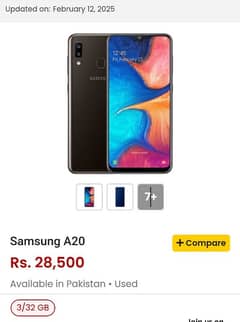 Samsung Galaxy A20