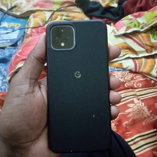 Google pixel 4.128 gb. front broken. face id glitch 2