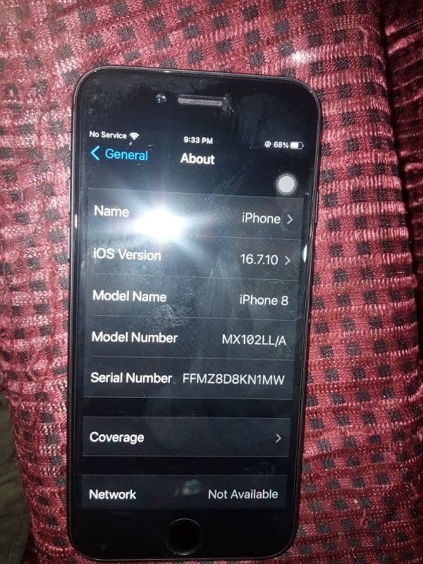 I phone 8 128 gb water pack non pta 3