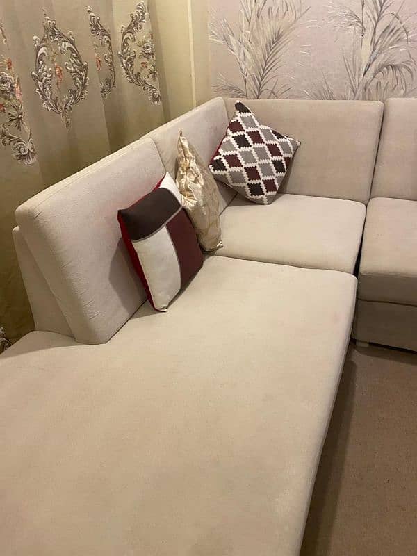 L shaped sofa 6