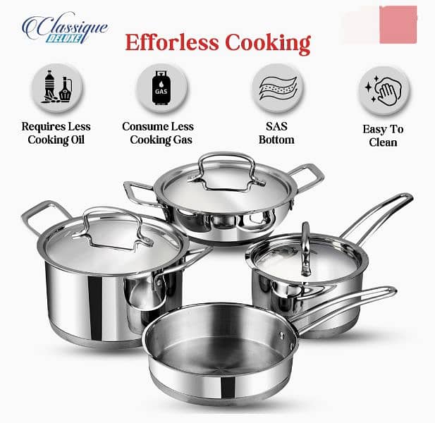 stainless steel set of 4 4