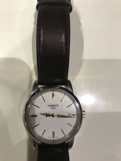 Tissot T Classic Dream White Dial Brown Leather Strap Watch For Men