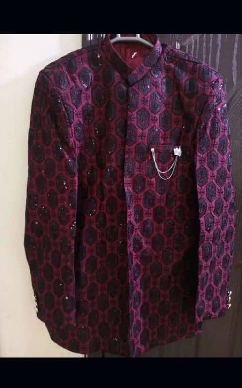 Prince coat with black shalwar kameez 0