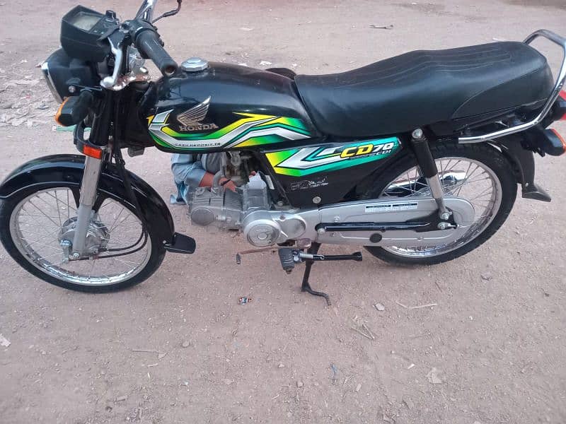 Honda CD 70 2023 Karachi no 0