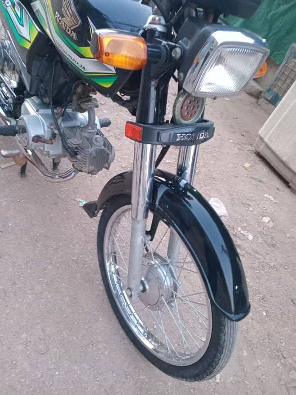 Honda CD 70 2023 Karachi no 3