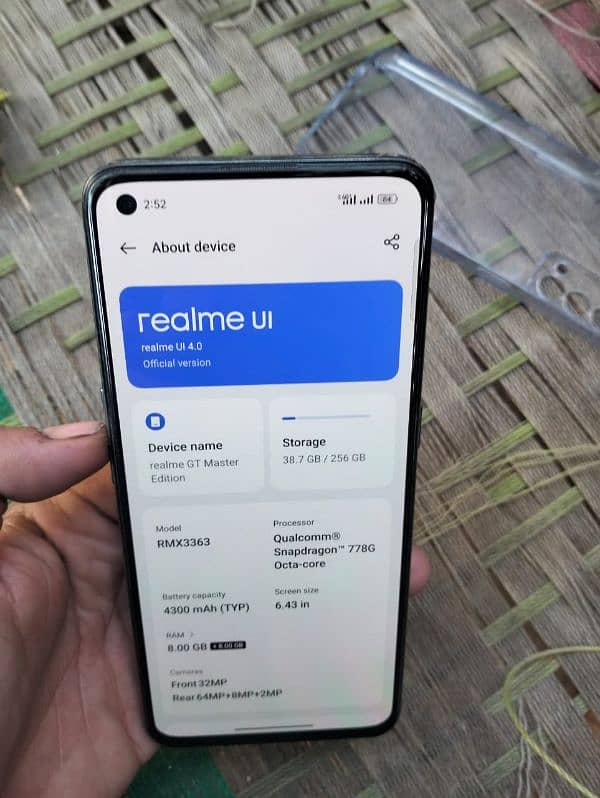 realme GT master 8+8/256 7