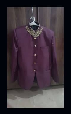 Mehroon prince coat 36size