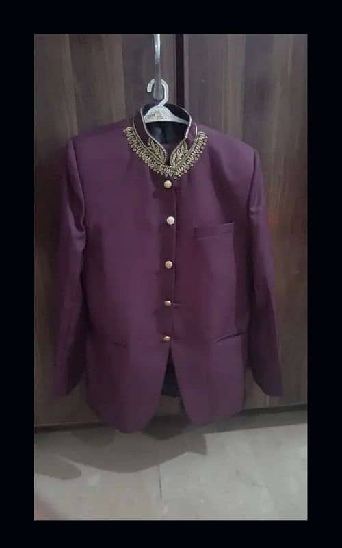 Mehroon prince coat 36size 0