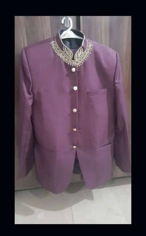 Mehroon prince coat 36size 1