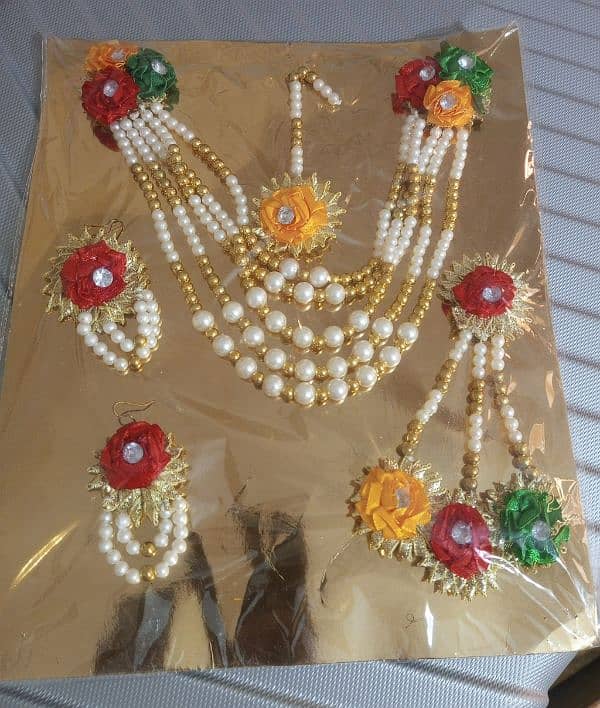 mehndi frok and jewelry set 2