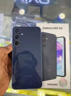 Samsung A55 5G just 1 week used box pack phone hai 10by10