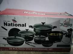 National Non-Stick Cookware 20Pcs