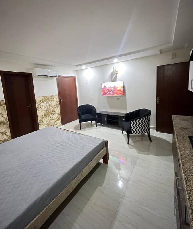 studio apartment available f0r rent in gulberg greens islamabad. 4