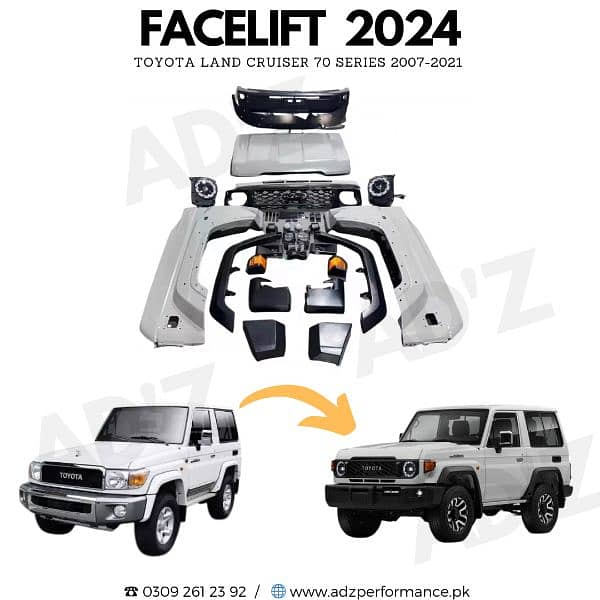 Facelift Kit China for Toyota Land Cruiser FJ70 J70 JMR 0