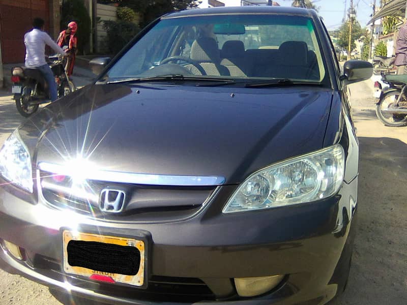 HONDA CIVIC VTi PROSMATIC MODEL 2005 GUN METALLIC BEHTREEN CONDITION 8