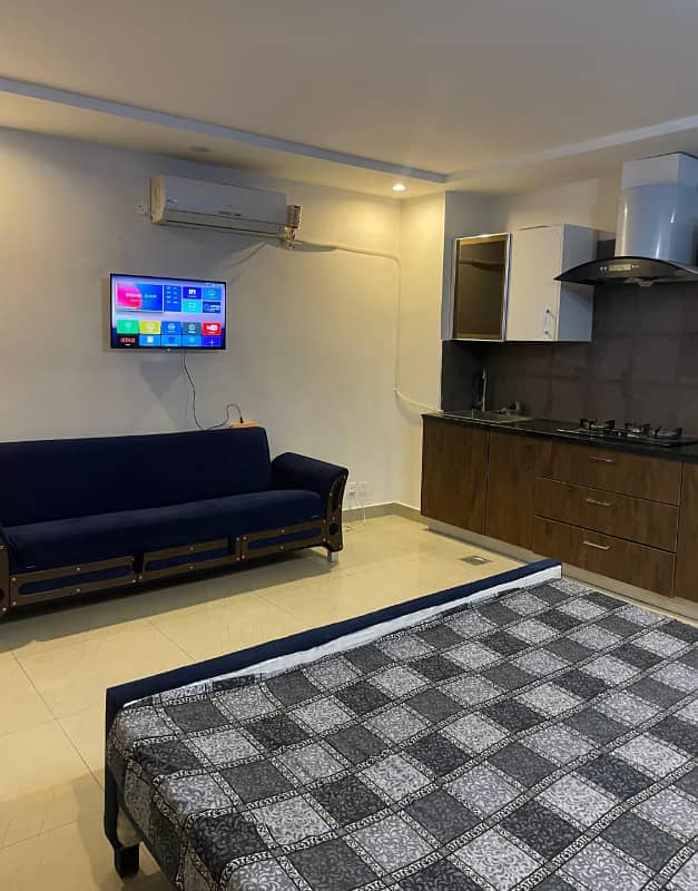 Studio Apartment Available For rent In Gulberg Greens Islamabad. C Block I Con Two 2