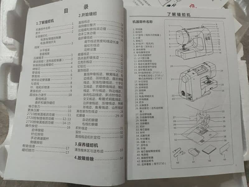 Electronic sewing & stitching machine 9