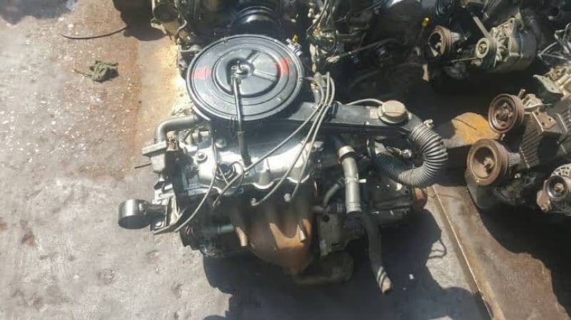 Charade 1986 Complete Engine for Exchange with Diesel Engine 0